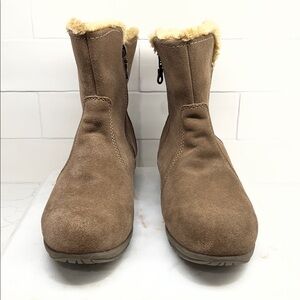 Sporto Brown Genuine Suede Winter Boots